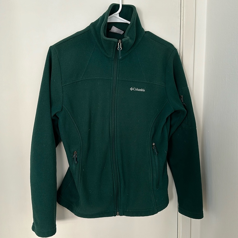 Columbia fleece jacket - forest green